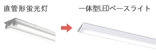 LED一体型ベースライト